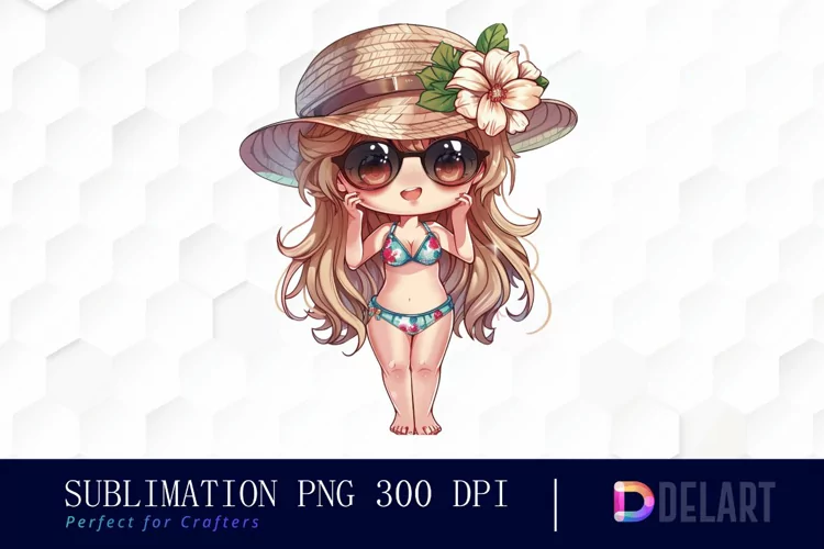 Summer Chibi PNG Clipart