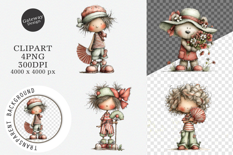 Watercolor Summer Clipart