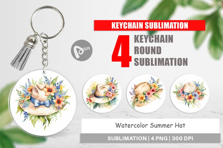 Keychain Hat Summer