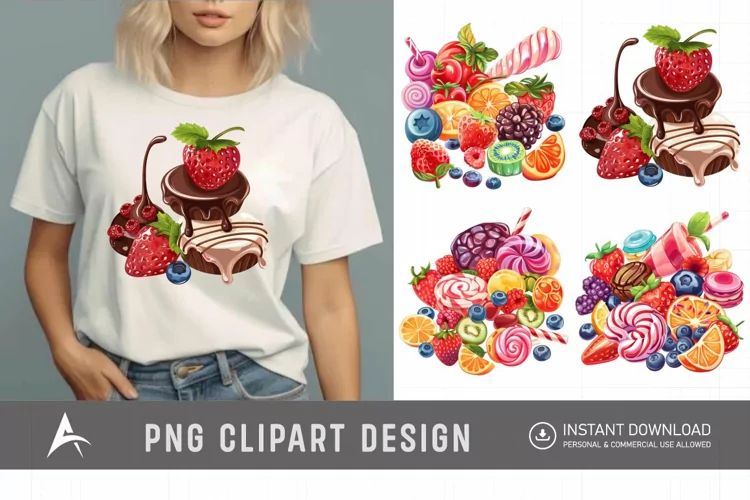 Watercolor Sweet Flavours Clipart