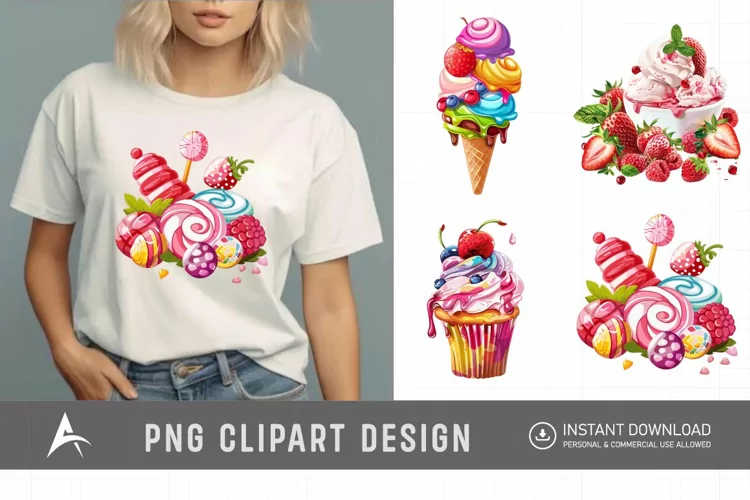 Watercolor Sweet Flavours Clipart