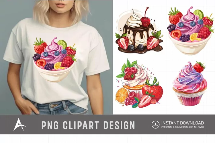 Watercolor Sweet Flavours Clipart