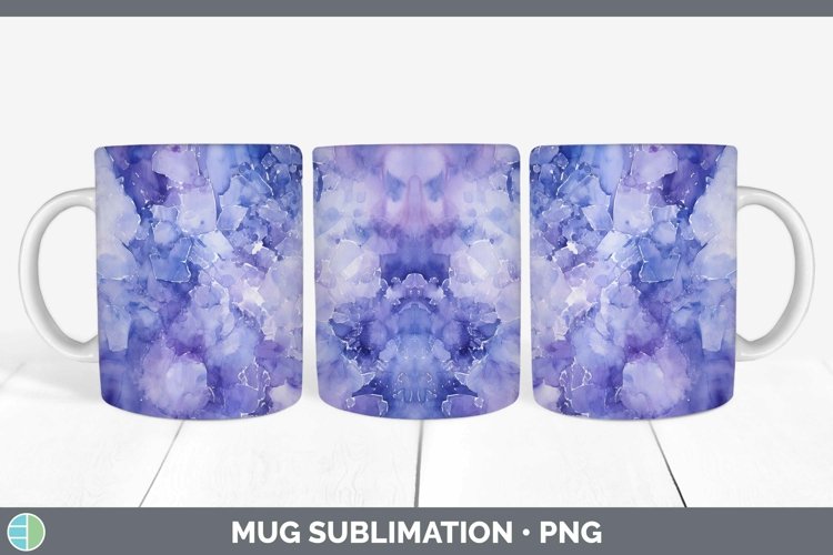 GorgeousWatercolor Mug Wrap design.