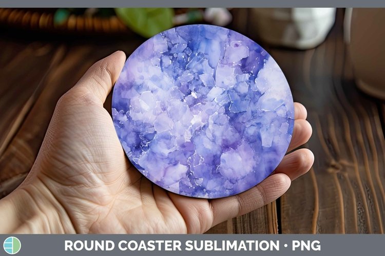 GorgeousWatercolor Round Coaster design.