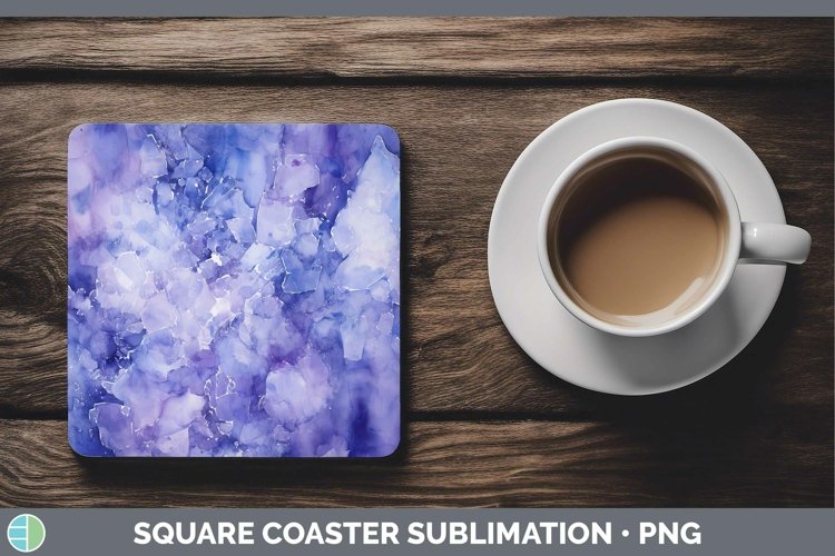 GorgeousWatercolor Square Coaster design.