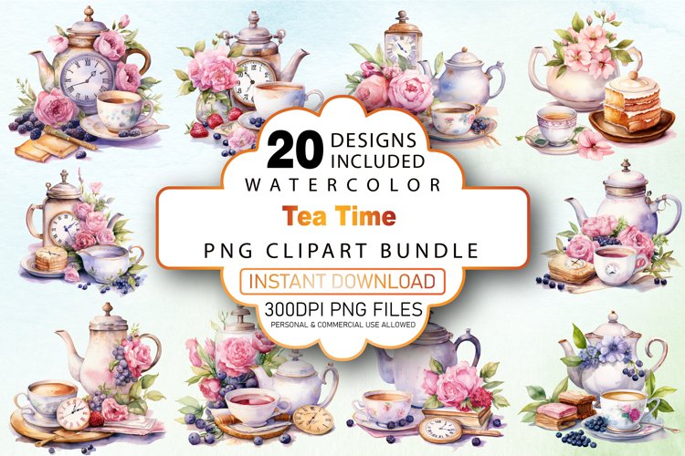 Tea Pot Clipart Image 9