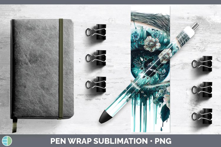 GorgeousWatercolor Pen Wrap design.