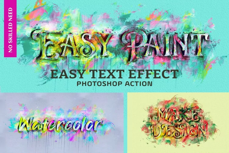Watercolor Text Paint Plugin