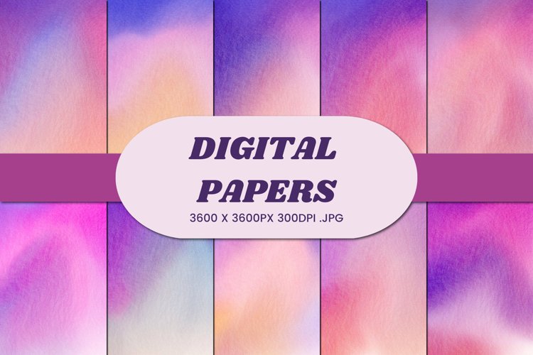 Watercolor Texture Abstract 28 Digital Paper Background