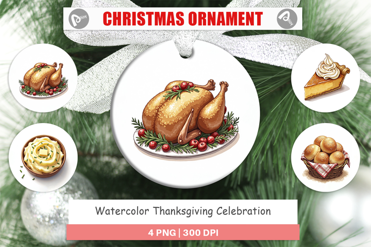 Thanksgiving Celebration Ornament