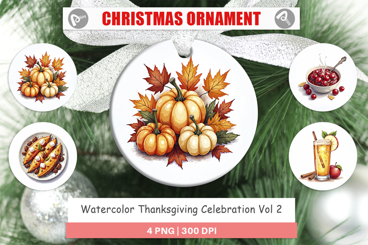 Thanksgiving Celebration Ornament