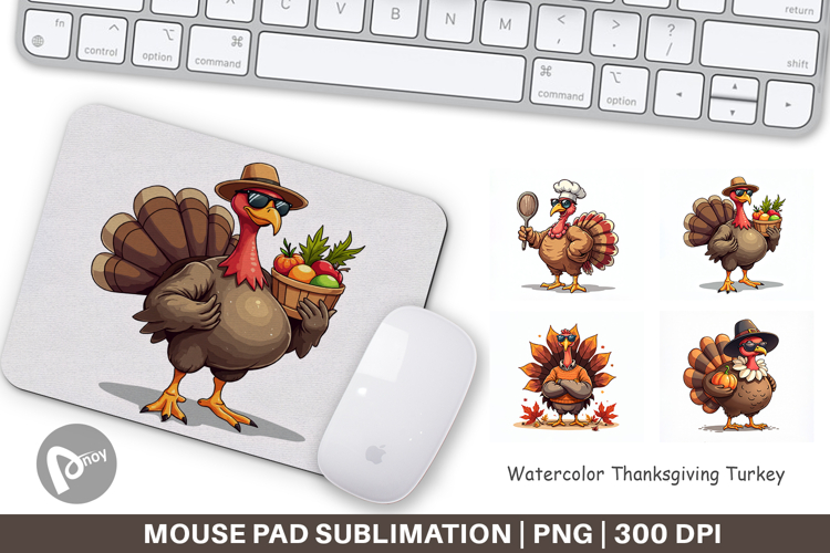 Thanksgiving Watercolor Clipart Image 18