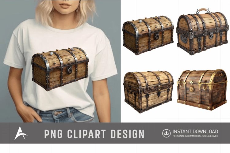 Treasure Chest Clipart Image 12
