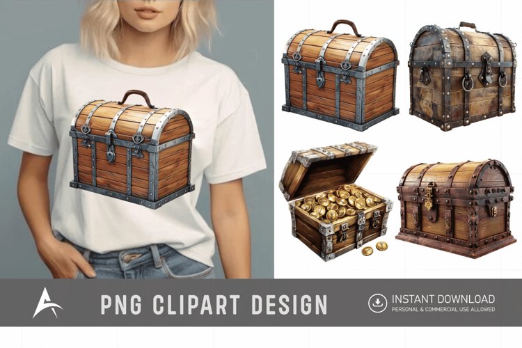 Treasure Chest Clipart Image 8