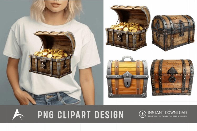 Treasure Chest Clipart Image 13