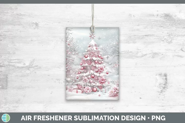 Watercolor Tree Air Freshener Sublimation Car Freshener Desi
