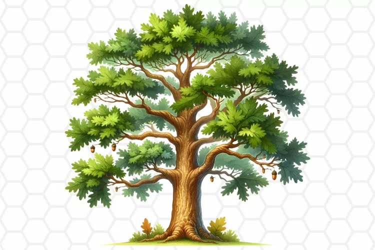 Watercolor Tree Clipart, Sublimation PNG