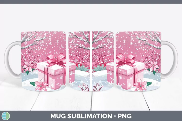 Watercolor Tree Mug Wrap Sublimation Coffee Cup Designs