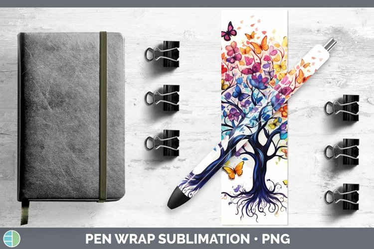 GorgeousWatercolor Pen Wrap design.