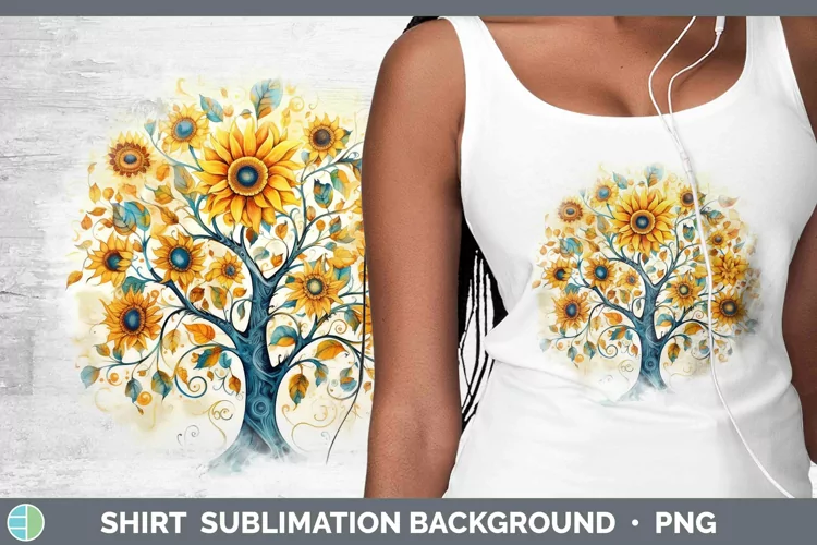Watercolor Tree of Life Shirt Sublimation Sublimation Backgr