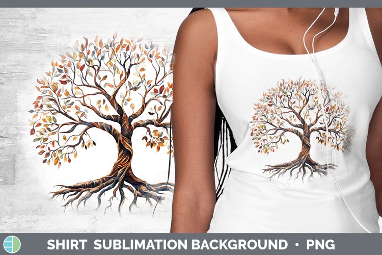 Watercolor Tree of Life Shirt Sublimation Sublimation Backgr