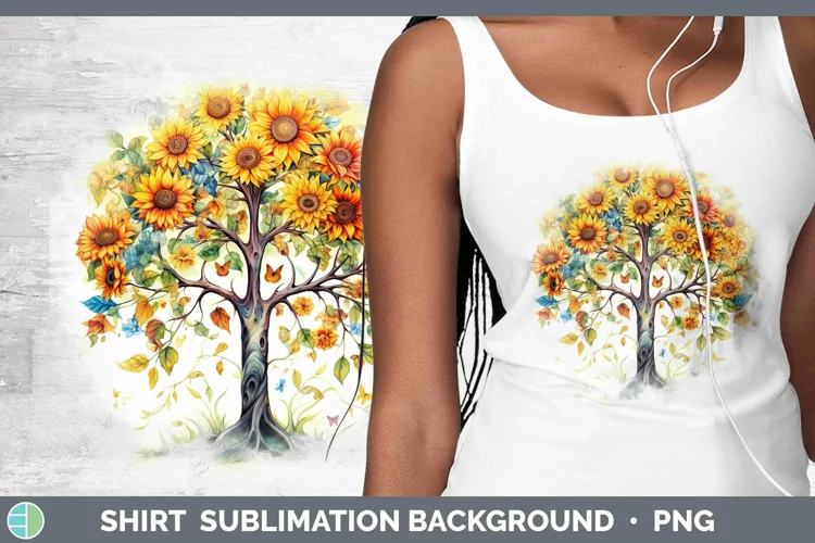 Watercolor Tree of Life Shirt Sublimation Sublimation Backgr