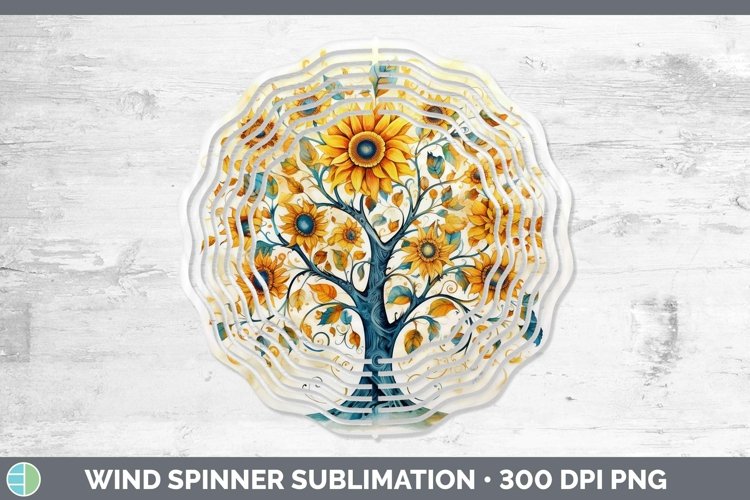 GorgeousWatercolor Wind Spinner design.