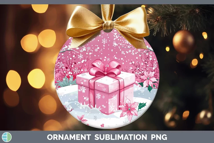Watercolor Tree Ornament Sublimation Bauble Designs