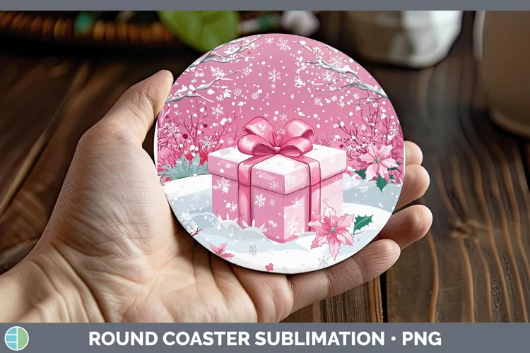 Watercolor Tree Round Coaster Sublimation Coaster Designs
