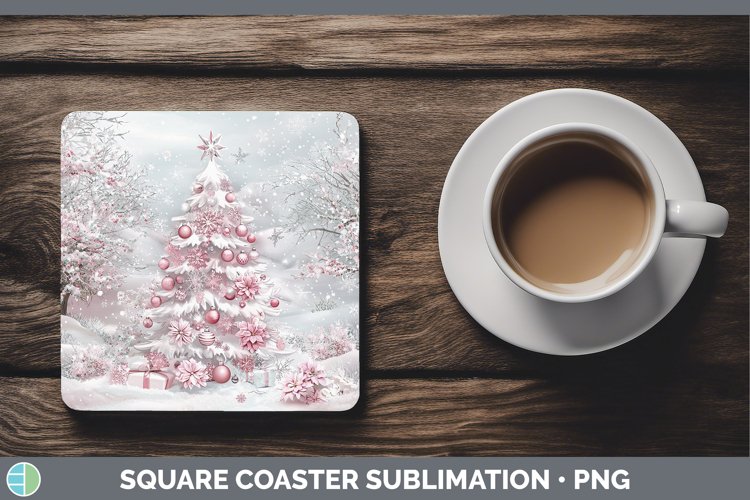 GorgeousWatercolor Square Coaster design.