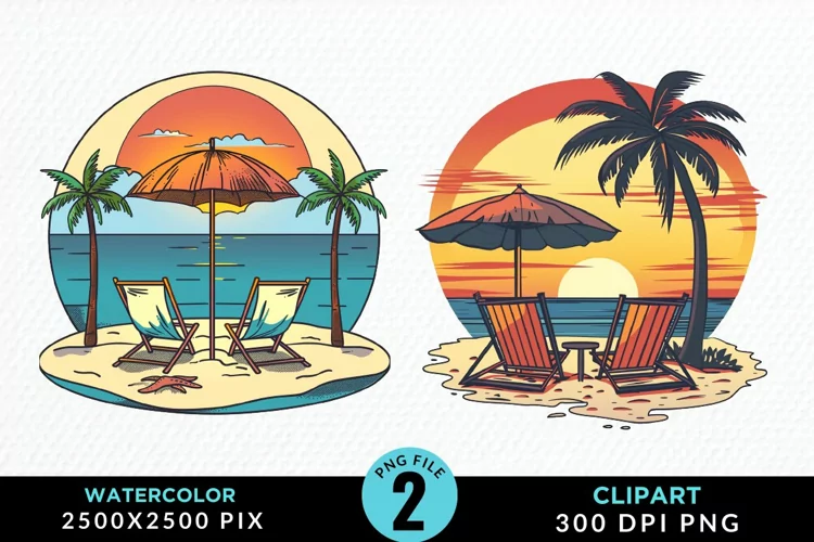 Watercolor Tropical Valentines Exquisite Clipart