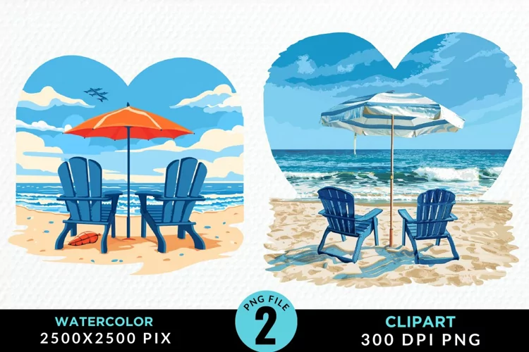 Watercolor Tropical Valentines Exquisite Clipart