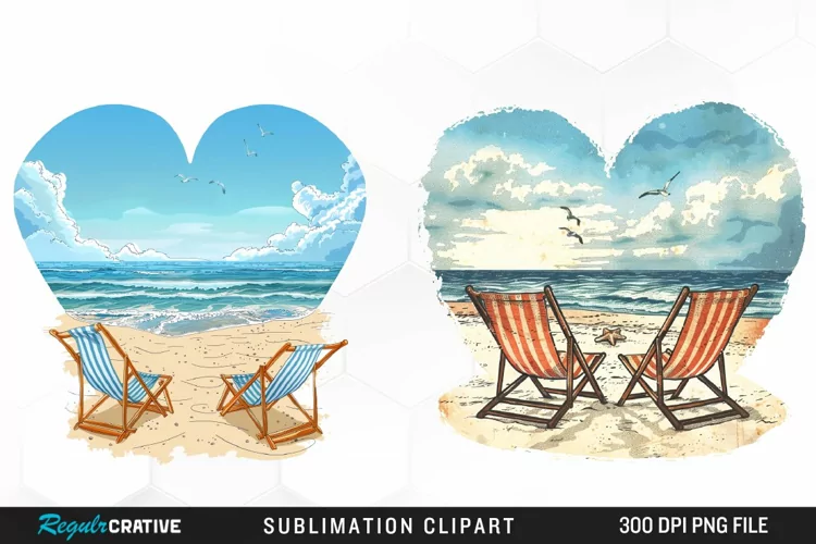 Watercolor Tropical Valentines PNG Clipart