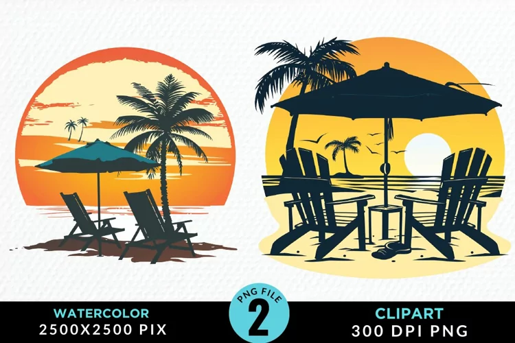 Watercolor Tropical Valentines Graphics Clipart