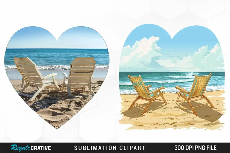 Watercolor Tropical Valentines Graphics Clipart