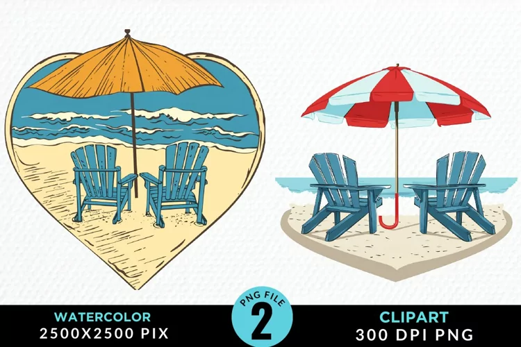 Watercolor Tropical Valentines Exquisite Clipart