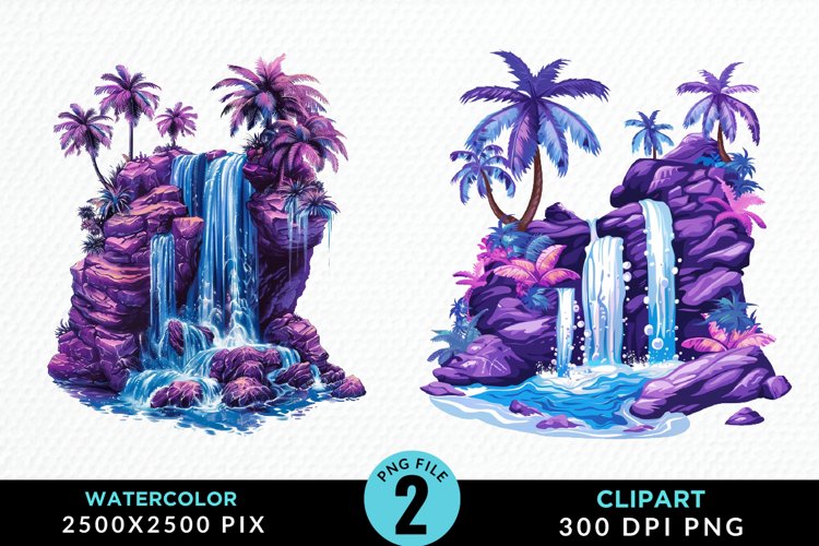Waterfall Illustration Image 17