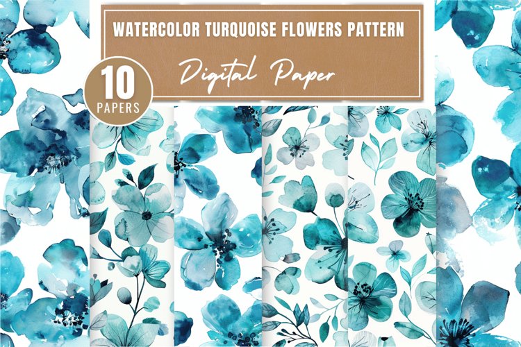 Watercolor Flowers Image 5