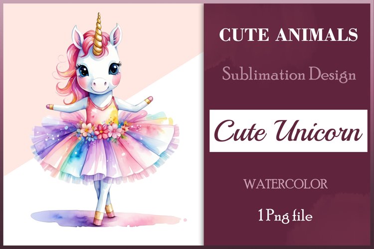 Rainbow Unicorn Clipart Image 10