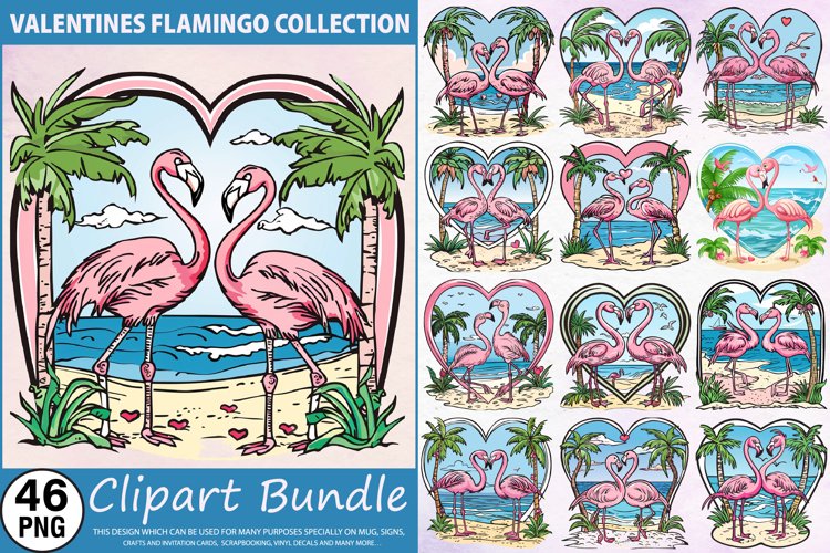 Flamingo Clipart Image 20