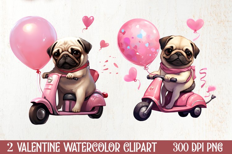 Pug Clipart Image 11
