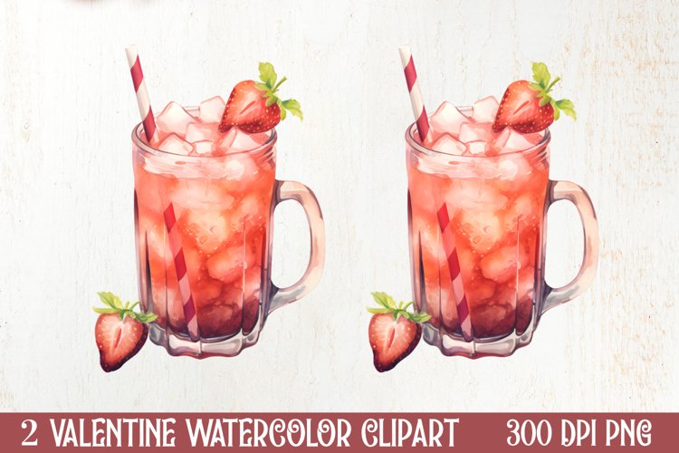 Valentine Day Coffee Clipart, Christmas Clipart