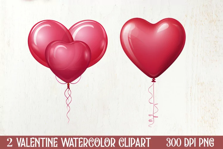 Valentines Day Clipart Love Ballon, Christmas Clipart