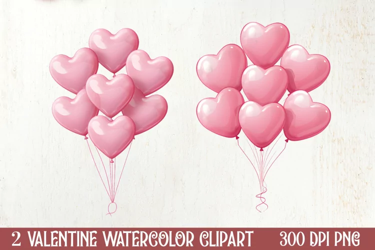Valentines Day Clipart Love Ballon, Christmas Clipart