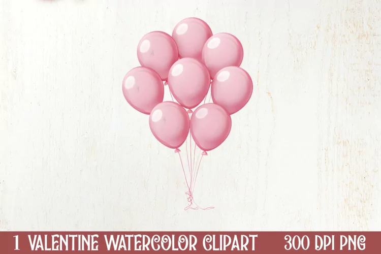 Valentines Day Clipart Love Ballon, Christmas Clipart