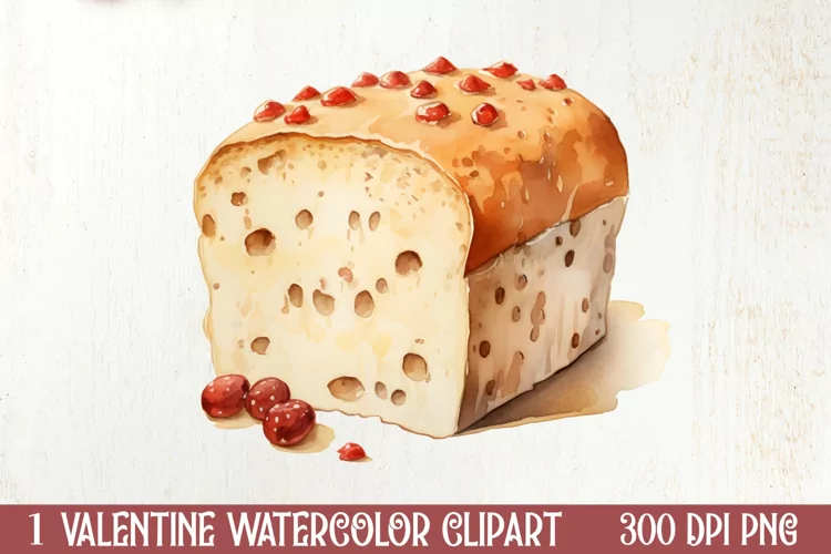 Watercolor Valentines Day Clipart, Christmas Clipart