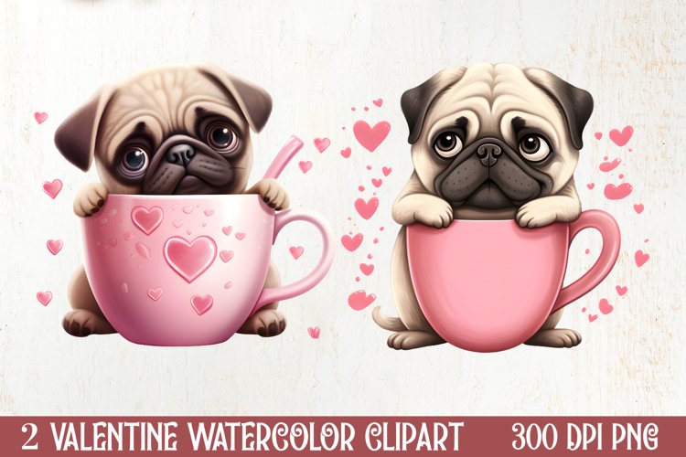 Pug Clipart Image 24