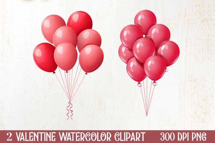 Valentines Day Clipart Love Ballon, Christmas Clipart