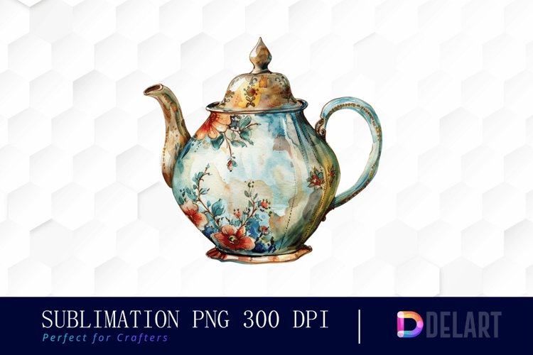 Teapot Clipart Image 9