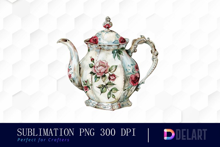 Teapot Clipart Image 16